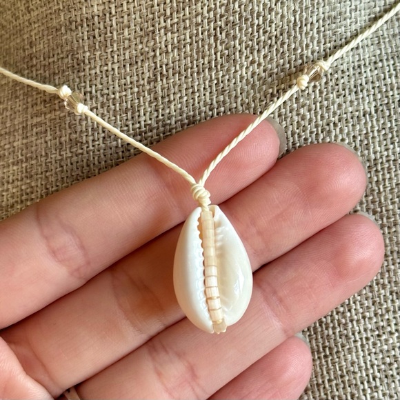 Boho Cowrie Shell Choker - Picture 4 of 5